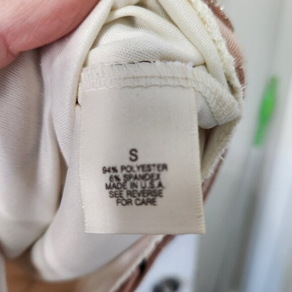 Arden B Pink Fish Scale Mini Dress Size Small - Picture 4 of 4